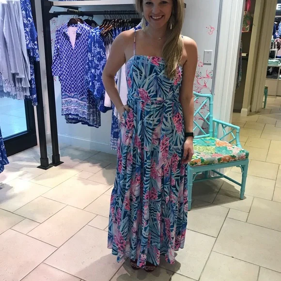 Lilly Pulitzer | Dresses | Aviana Sweetheart Maxi Dress | Poshmark